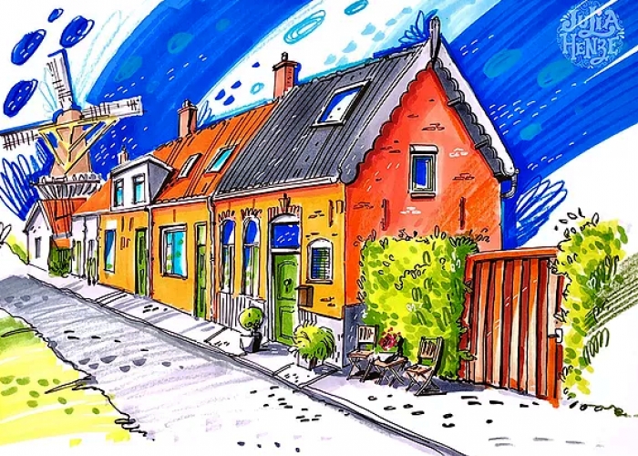Join our lovely artist from the low lands of netherlands to the amazing hights of the Moroccan Atlas